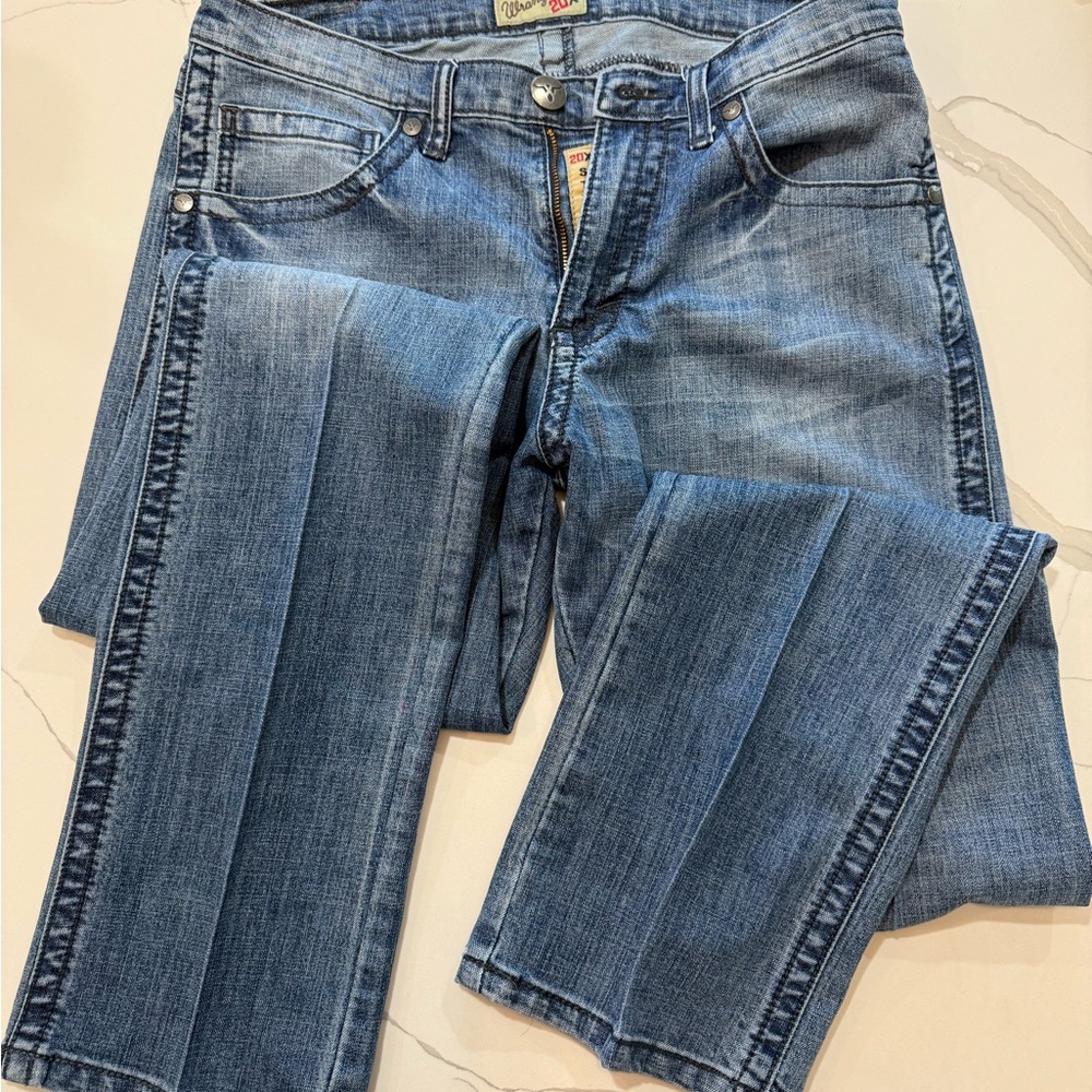 Wrangler 20X Men’s Slim Straight Leg Jeans- Sz 32x36- Great Condition